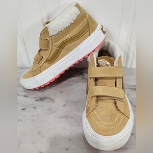 Vans Junior tan SK8-Mid Reissue V MTE-1 Shoes sneakers kid's size 2.5
